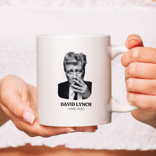 David Lynch Mug, Legend David Lynch Mug, RIP David Lynch 1946-2025, Legend Movie Film Maker Mug