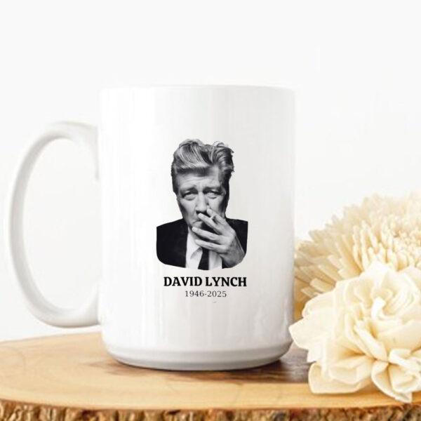 David Lynch Mug, Legend David Lynch Mug, RIP David Lynch 1946-2025, Legend Movie Film Maker Mug