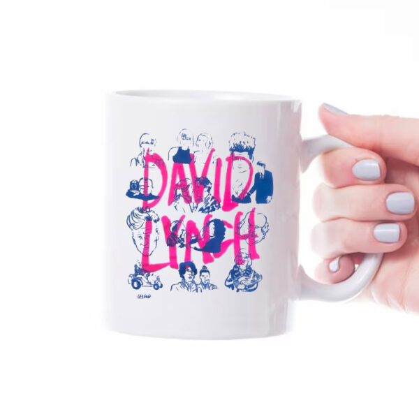 David Lynch white Mug