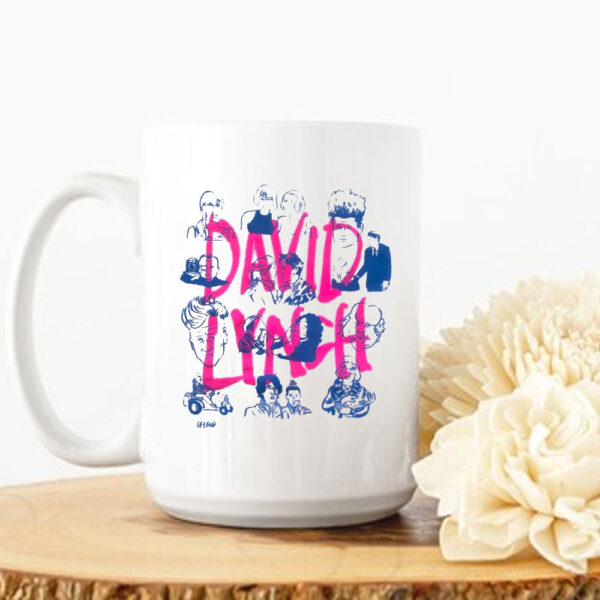 David Lynch white Mug