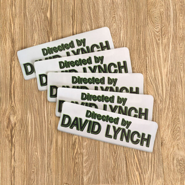 Directed by David Lynch Stickers