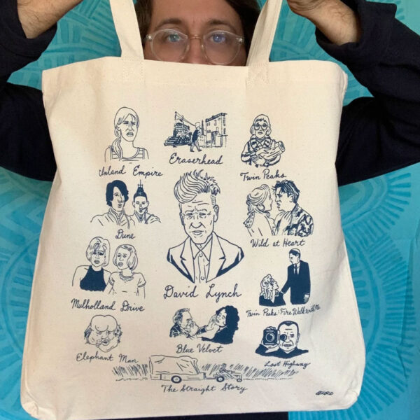 Preorder David Lynch Navy Ink Tote