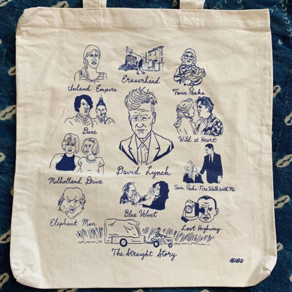 Preorder David Lynch Navy Ink Tote