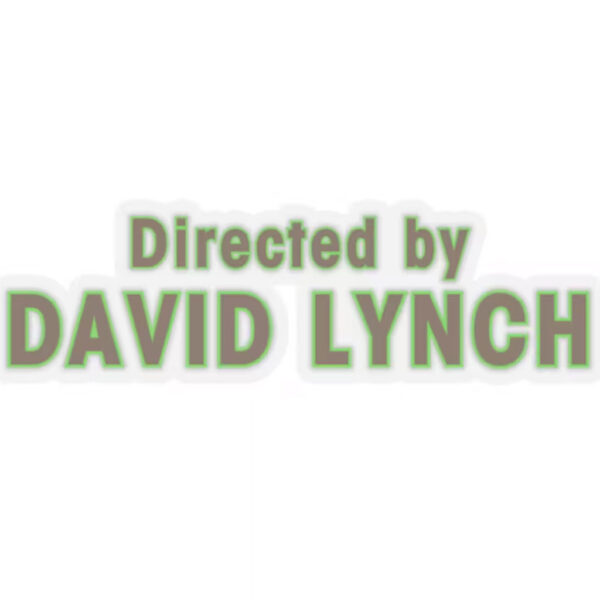 Twin Peaks Directed By David Lynch Sticker