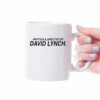 Written & directed by David Lynch print Mug
